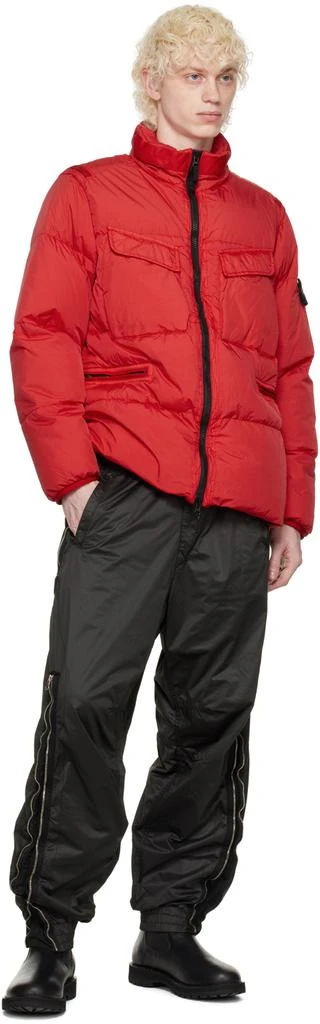 商品Stone Island|Red Garment-Dyed Down Jacket,价格¥3623,第4张图片详细描述