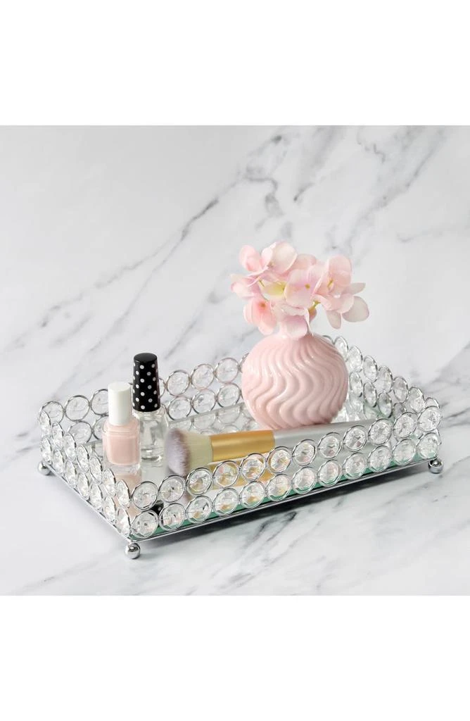Elipse Crystal Mirrored Vanity Tray 商品