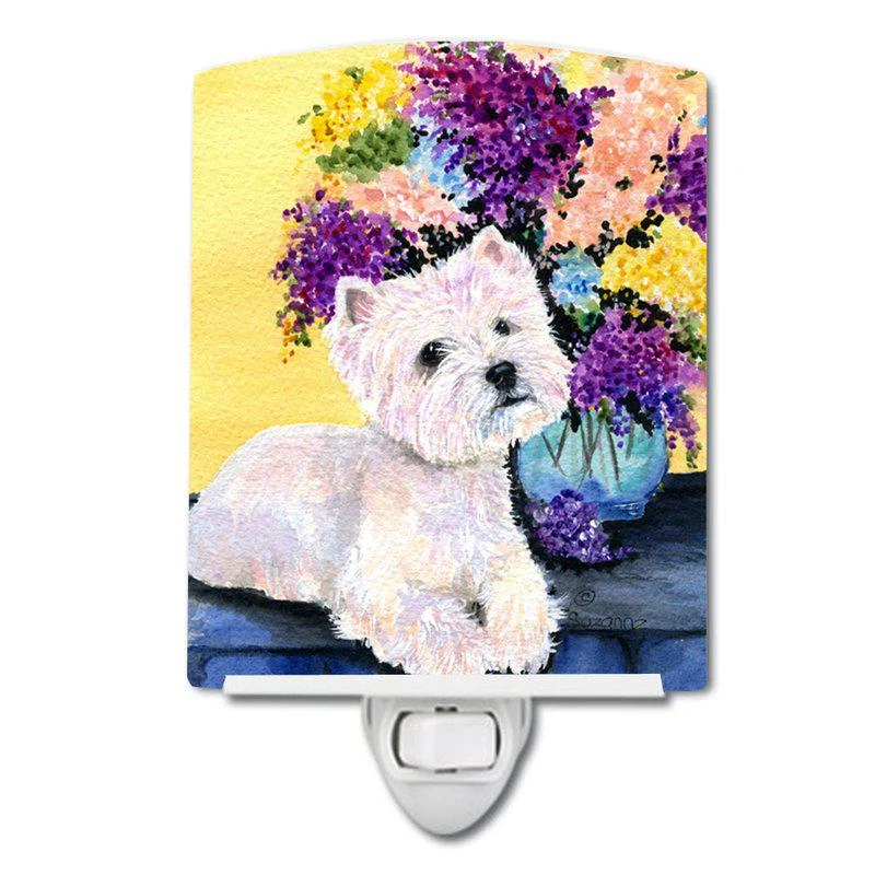 商品Caroline's Treasures|Westie Ceramic Night Light,价格¥204,第1张图片