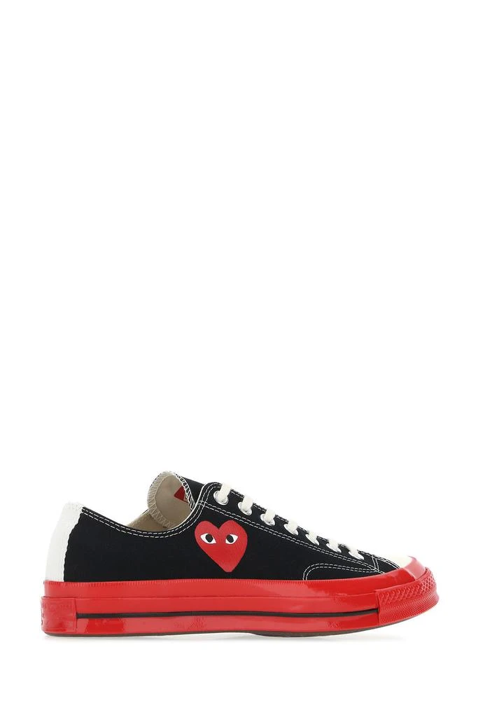 商品Comme des Garcons|Black canvas sneakers,价格¥1246,第2张图片详细描述