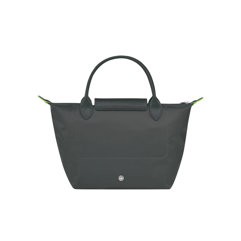 LONGCHAMP/珑骧 女士灰色帆布银色五金按扣拉链开合小号手提包 商品