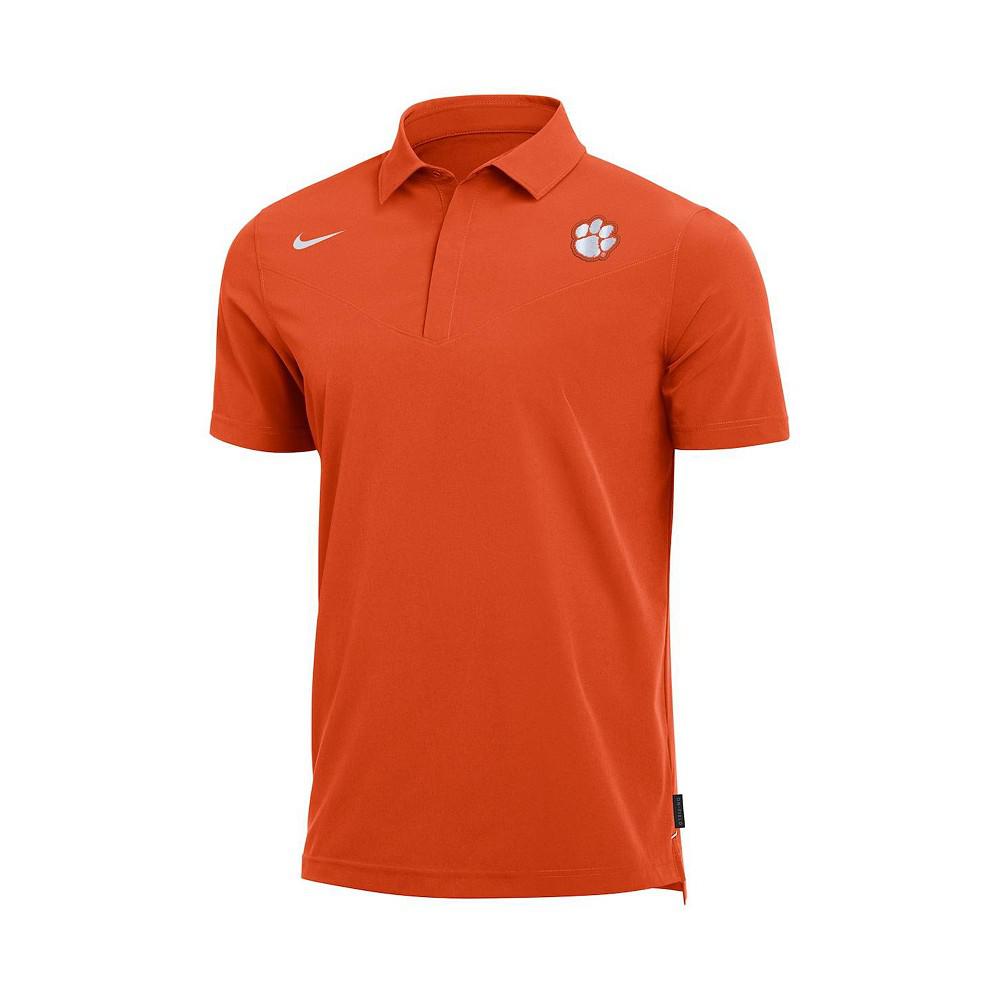 Men's Orange Clemson Tigers 2021 Coaches Performance Polo Shirt商品第3张图片规格展示
