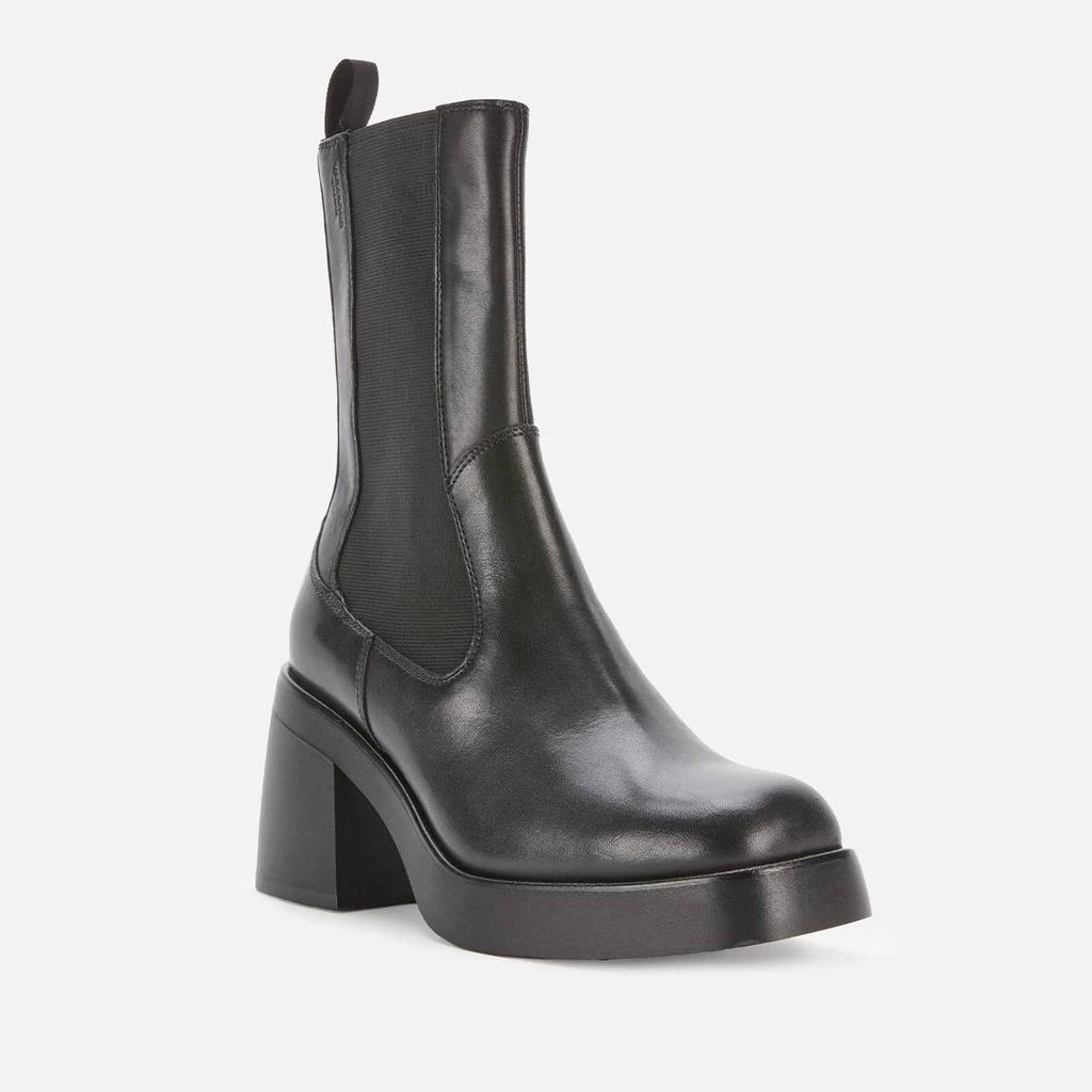 商品Vagabond|Vagabond Women's Brooke Leather Heeled Chelsea Boots - Black,价格¥904,第2张图片详细描述
