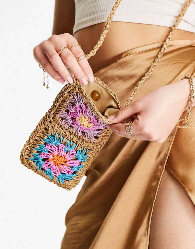 商品Topshop|Topshop crochet pouch bag,价格¥123,第2张图片详细描述