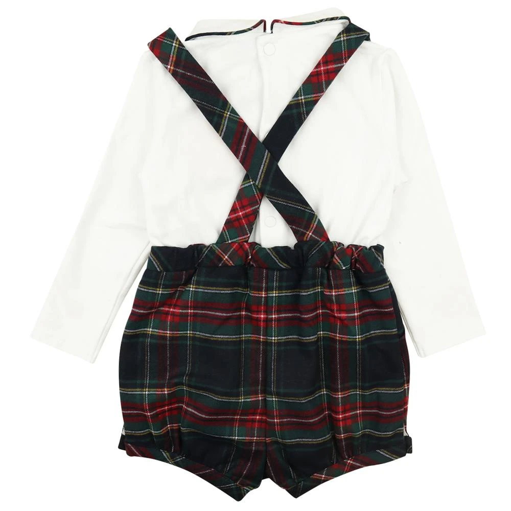 商品Patachou|Red Green & White Tartan Shortie,价格¥189,第3张图片详细描述