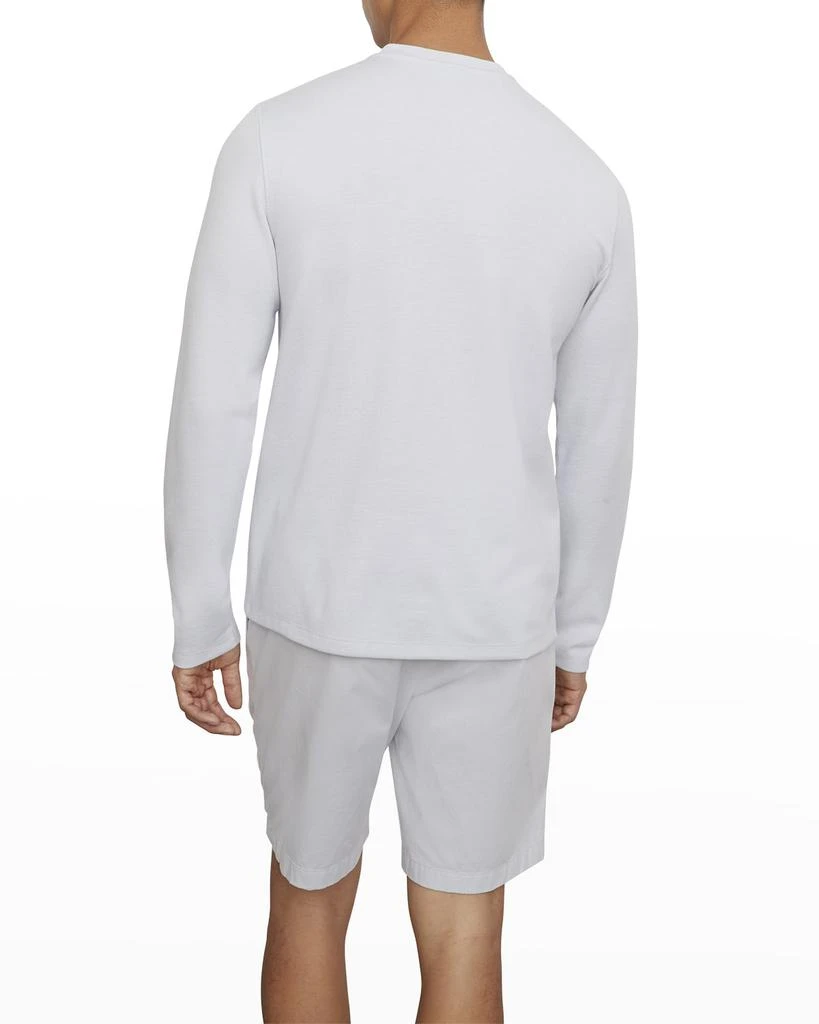 商品Vince|Men's Double-Knit Henley T-Shirt,价格¥659,第4张图片详细描述