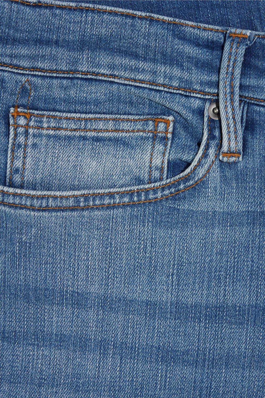 L'Homme Athletic slim-fit faded denim jeans商品第4张图片规格展示