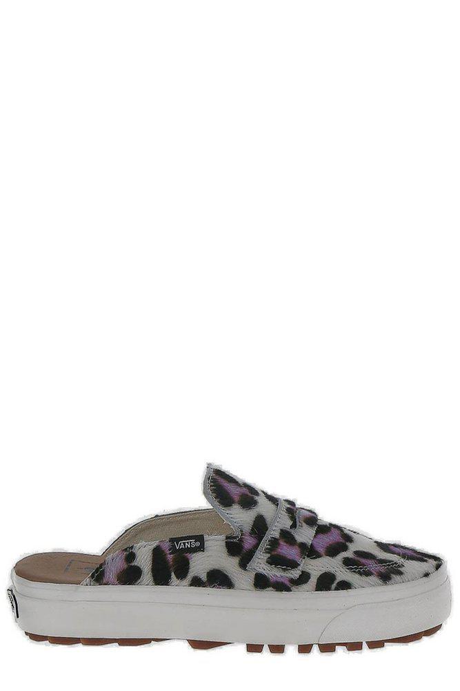 商品Vans|Vans Leopard Pattern Slip-On Mules,价格¥476,第1张图片