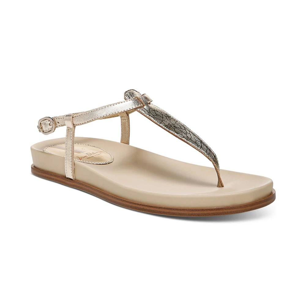 商品Sam Edelman|Women's Naomi T-Strap Footbed Sandals,价格¥745,第1张图片