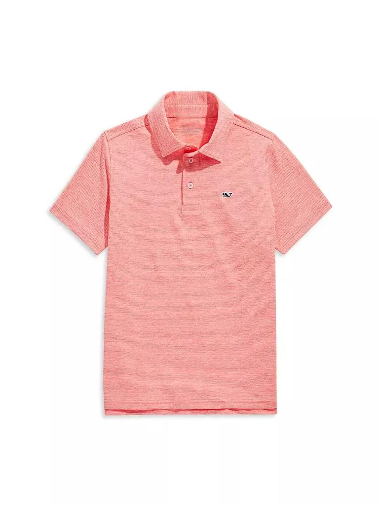 商品Vineyard Vines|Little Boy's &amp; Boy's Striped Polo Shirt,价格¥177,第1张图片