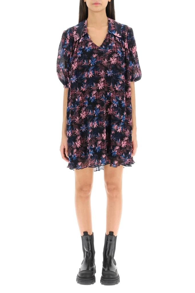 商品Ganni|Ganni pleated georgette dress,价格¥956,第2张图片详细描述