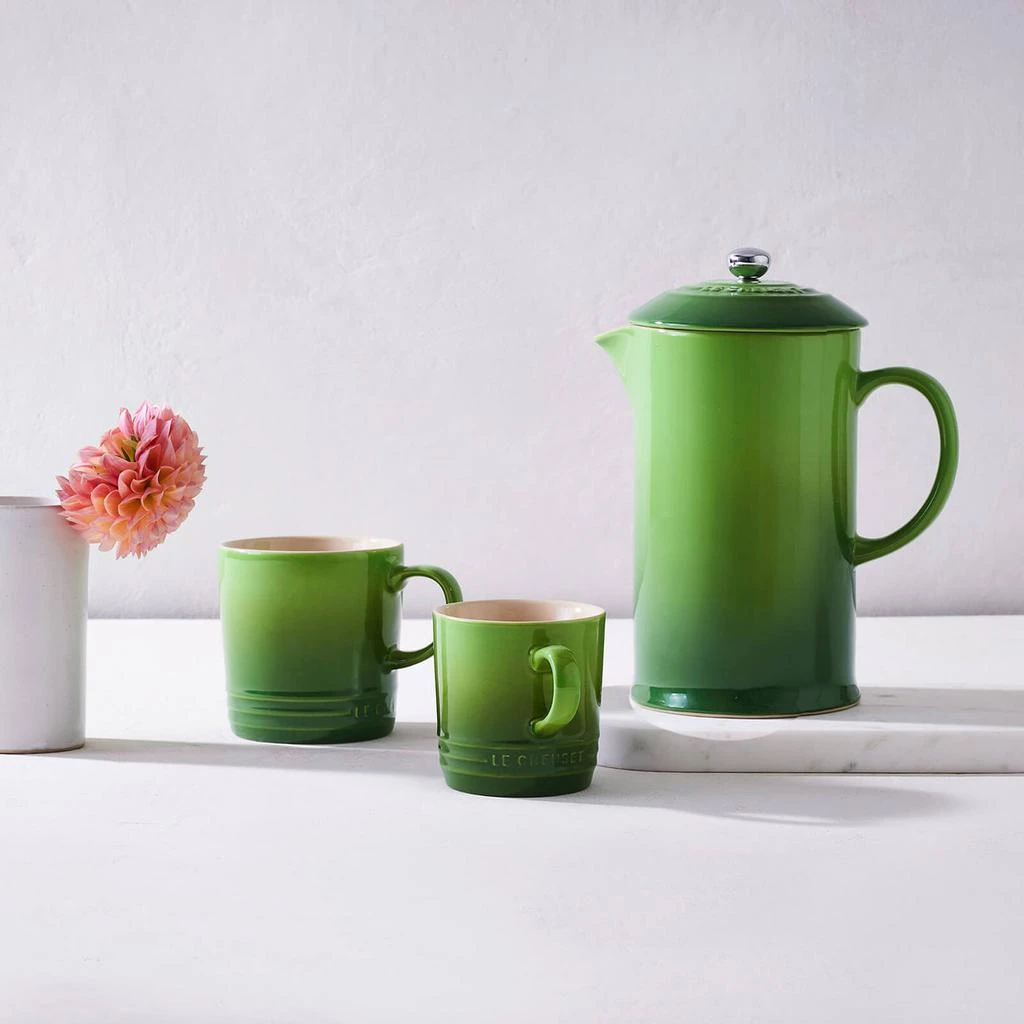 商品Le Creuset|Le Creuset Stoneware Cafetiere with Metal Press - 1L - Bamboo Green,价格¥471,第2张图片详细描述