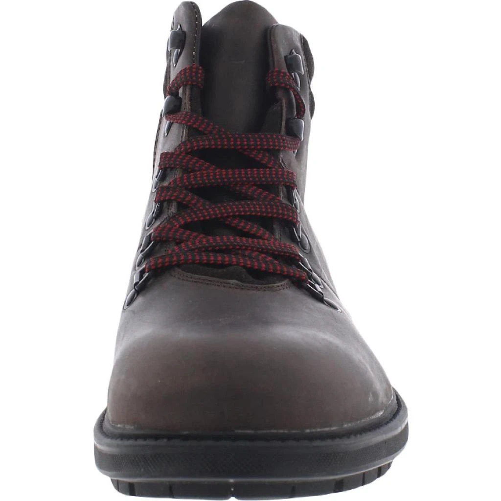 商品Steve Madden|Steve Madden Mens Axell Leather Lugged Sole Combat & Lace-up Boots,价格¥177,第3张图片详细描述