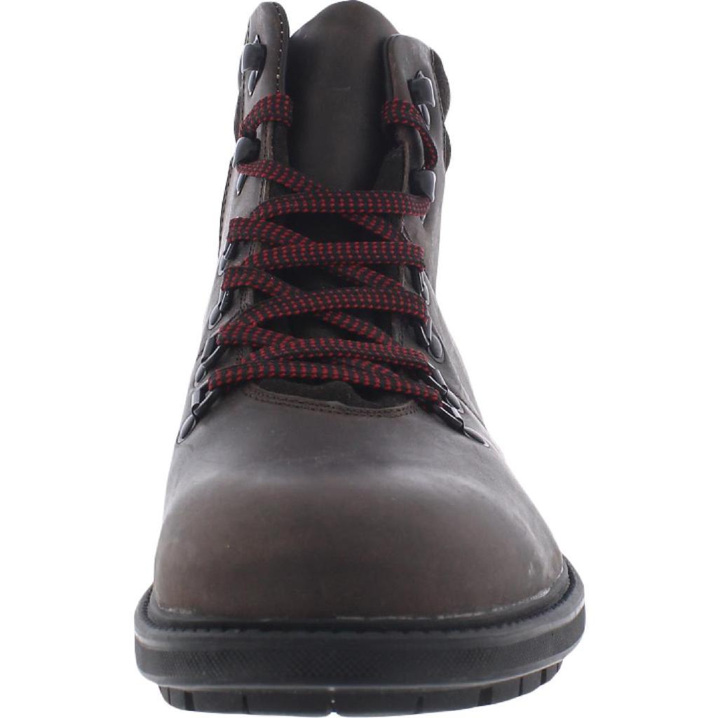 商品Steve Madden|Steve Madden Mens Axell Leather Lugged Sole Combat & Lace-up Boots,价格¥173,第5张图片详细描述