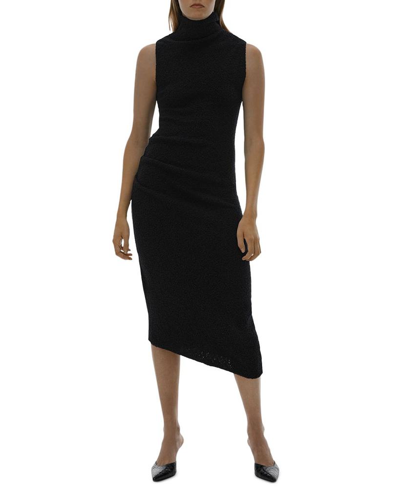 Deal Fleece Asymmetrical Dress商品第3张图片规格展示