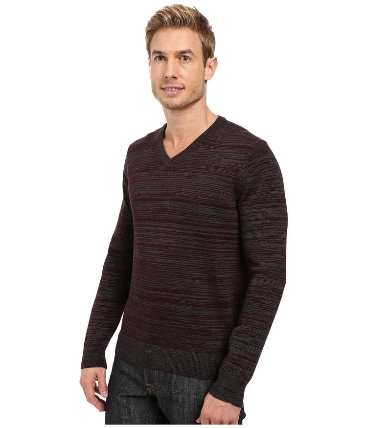 商品Perry Ellis|Perry Ellis Stripe V-Neck Sweater 毛衣,价格¥307,第2张图片详细描述