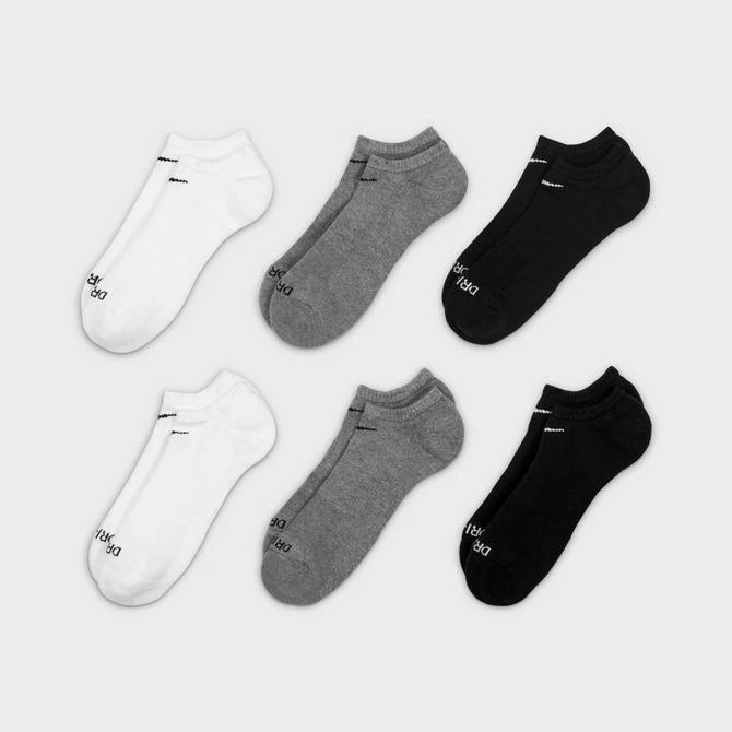 商品NIKE|Nike Everyday Plus Cushioned No-Show Training Socks (6-Pack),价格¥151,第2张图片详细描述