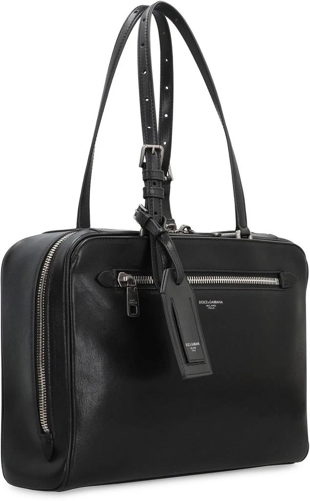 商品Dolce & Gabbana|Dolce & Gabbana Ellis Logo Stamp Briefcase,价格¥11629,第3张图片详细描述