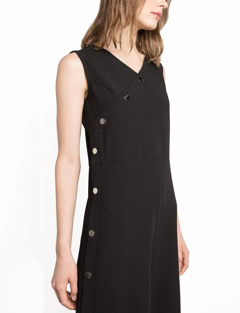 商品Pixie Market|Black Snap Button Wide Leg Jumpsuit,价格¥599,第2张图片详细描述