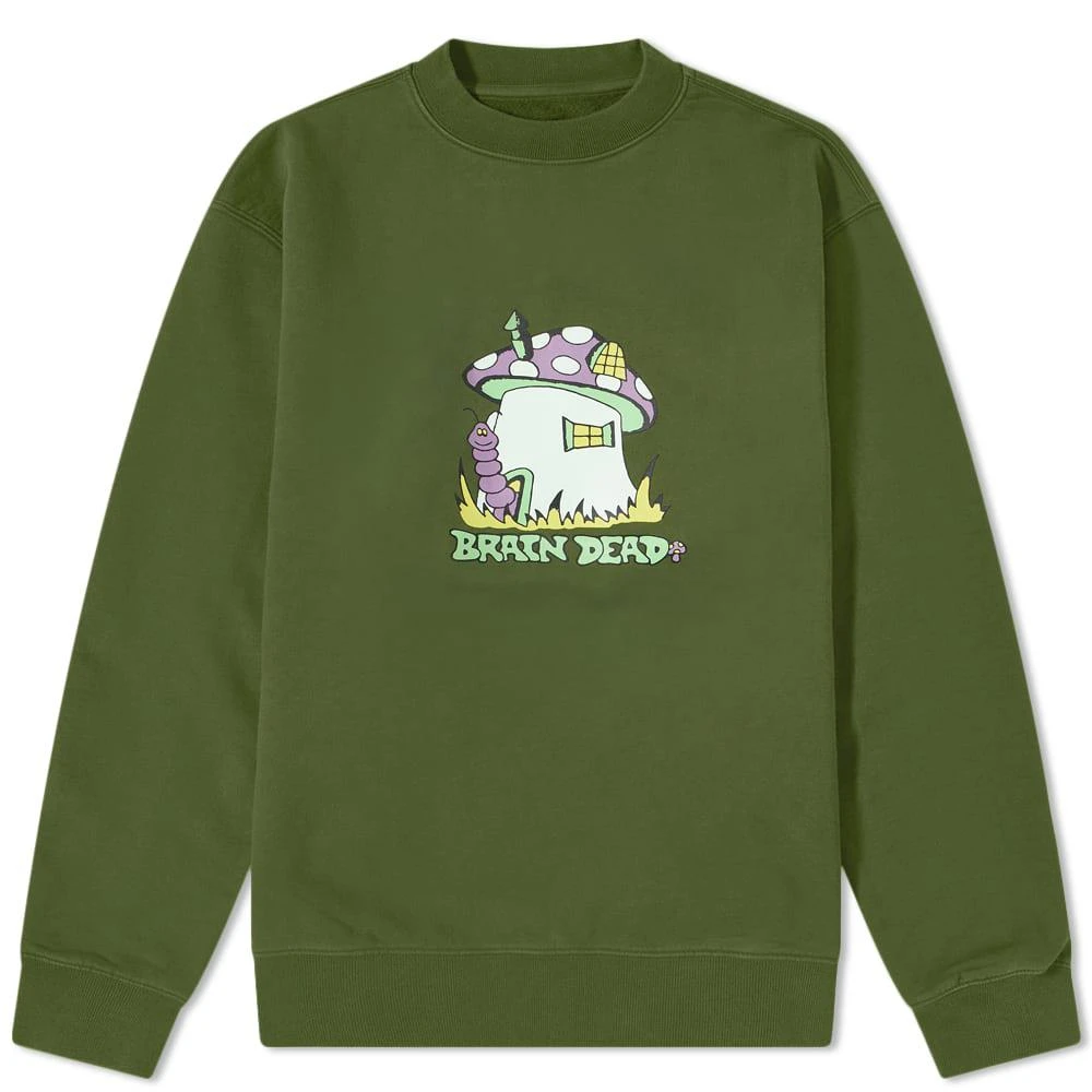 商品Brain Dead|Brain Dead Mushroom House Crew Sweat,价格¥473,第1张图片