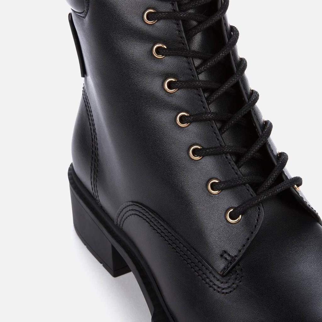 Coach Women's Lorimer Leather Lace Up Boots - Black商品第4张图片规格展示