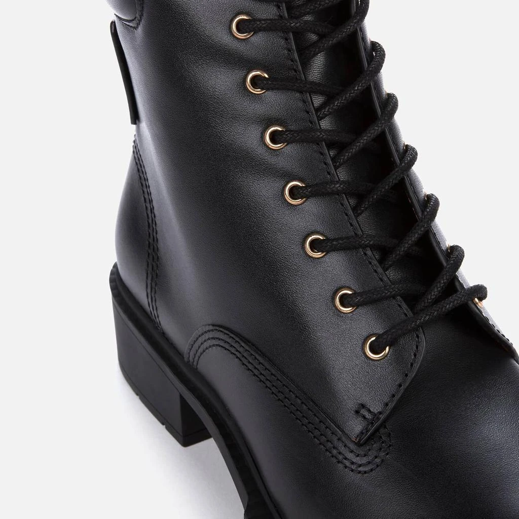 商品Coach|Coach Women's Lorimer Leather Lace Up Boots - Black,价格¥971,第4张图片详细描述