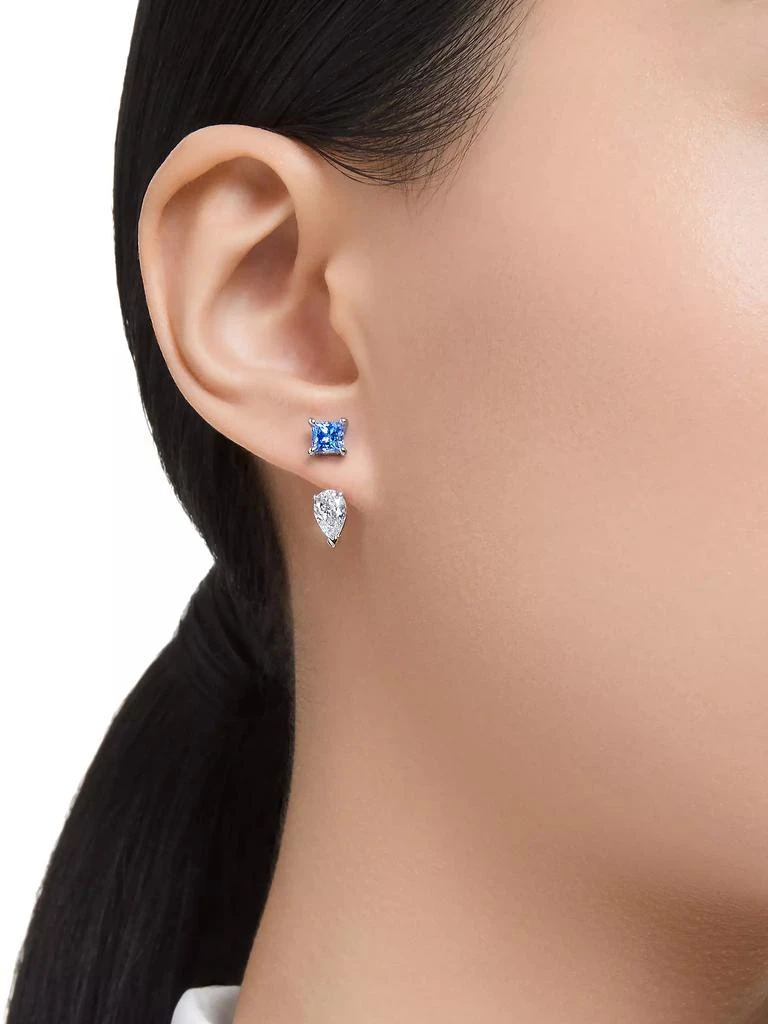 商品Swarovski|Mesmera Rhodium-Plated &amp; Swarovski Crystal Ear Jackets,价格¥742,第2张图片详细描述