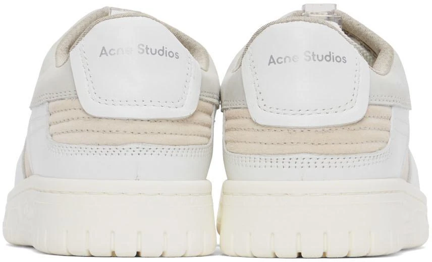 商品Acne Studios|White & Off-White Paneled Low Top Sneakers,价格¥1701,第4张图片详细描述