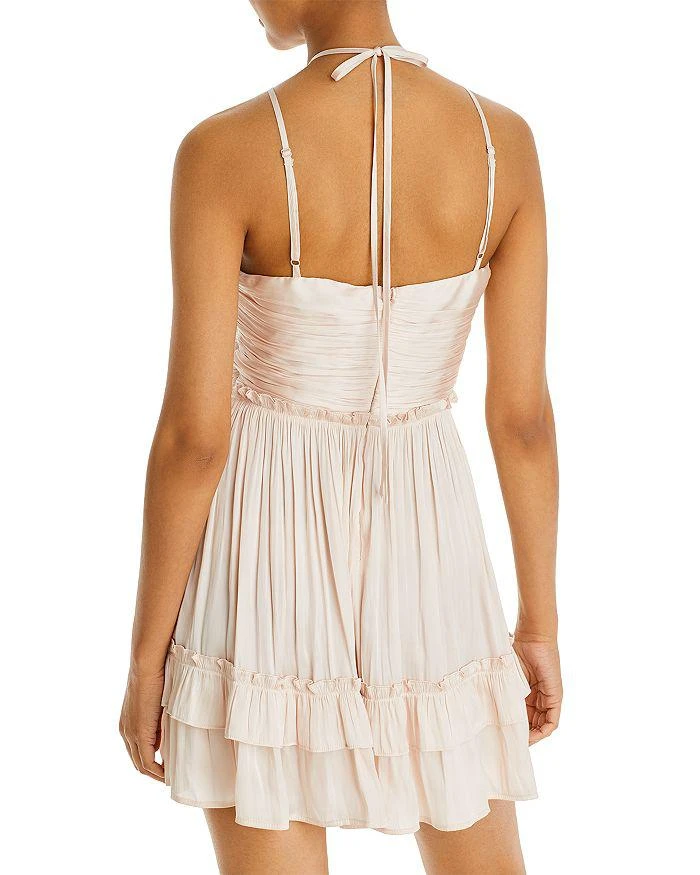 商品AQUA|Strappy Ruched Mini Dress - 100% Exclusive,价格¥222,第4张图片详细描述