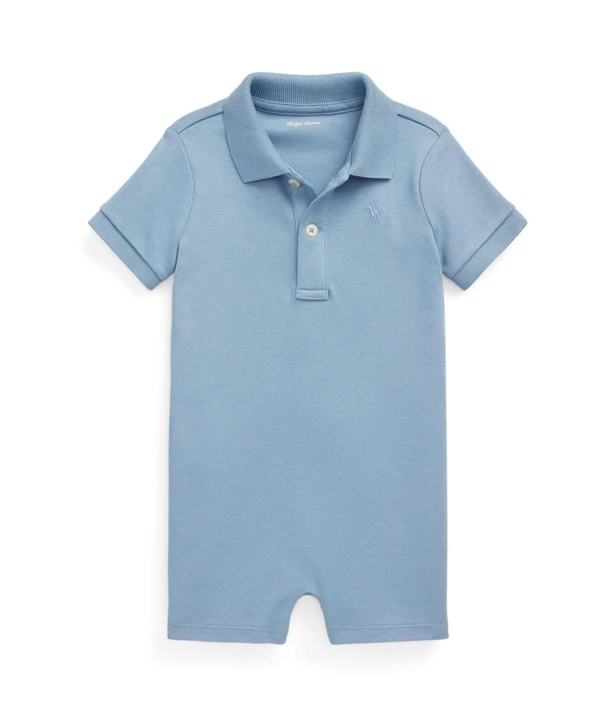 商品Ralph Lauren|Cotton Interlock Polo Shortall (Infant),价格¥105,第1张图片
