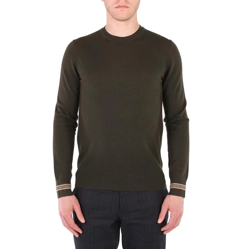 商品Burberry|Burberry Mens Paradise Sweater In Dark Green, Size Small,价格¥2046,第1张图片