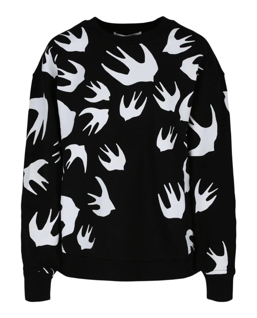 商品Alexander McQueen|Swallows Crewneck Sweatshirt,价格¥1277,第1张图片