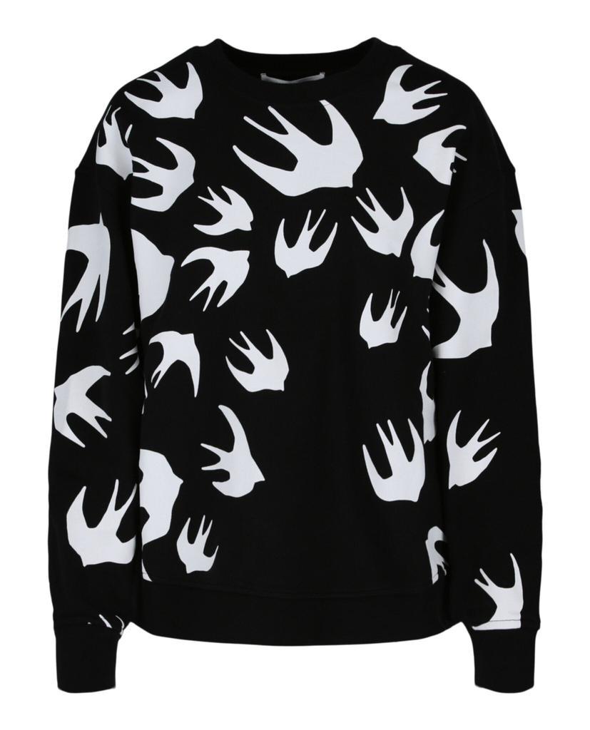 商品Alexander McQueen|Swallows Crewneck Sweatshirt,价格¥1243,第1张图片