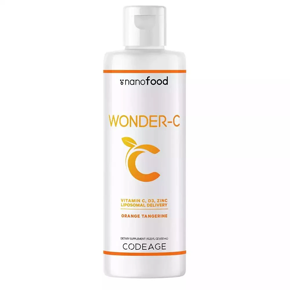 商品Codeage|Nanofood Wonder-C Liposomal Vitamin C Liquid Supplement - 16 fl oz,价格¥224,第1张图片