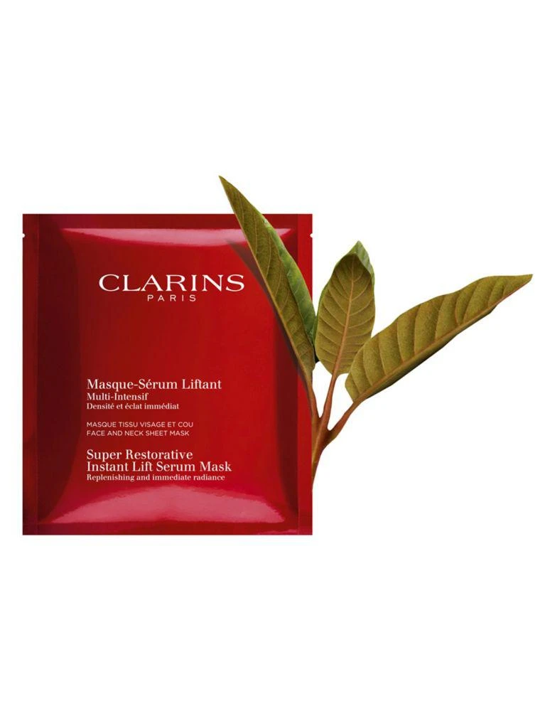 商品Clarins|5-Pack Super Restorative Instant Lift Serum Masks,价格¥827,第2张图片详细描述