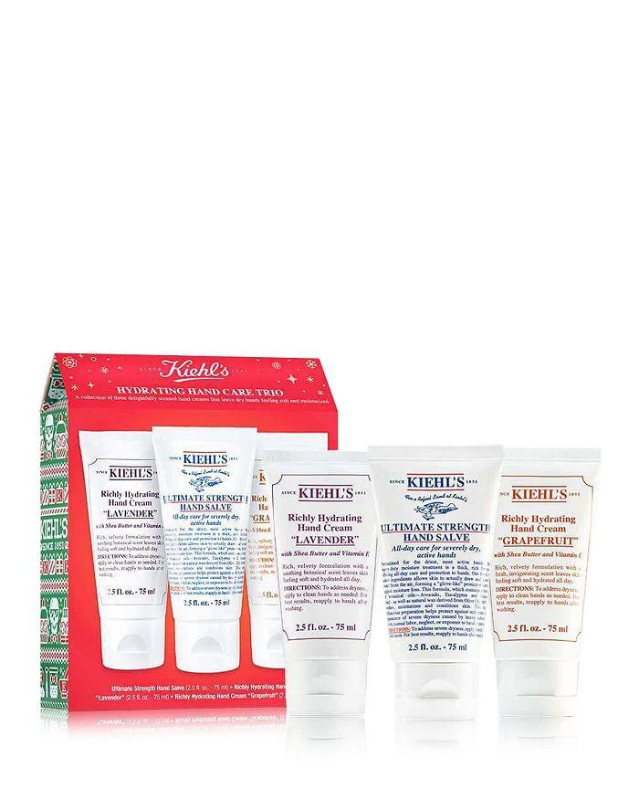 商品Kiehl's|Hydrating Hand Care Trio ($48 value),价格¥183,第1张图片