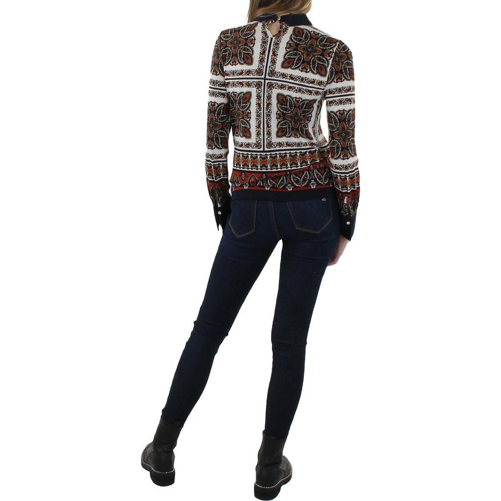 商品Tommy Hilfiger|Tommy Hilfiger Womens Print Knit Pullover Top,价格¥192,第4张图片详细描述