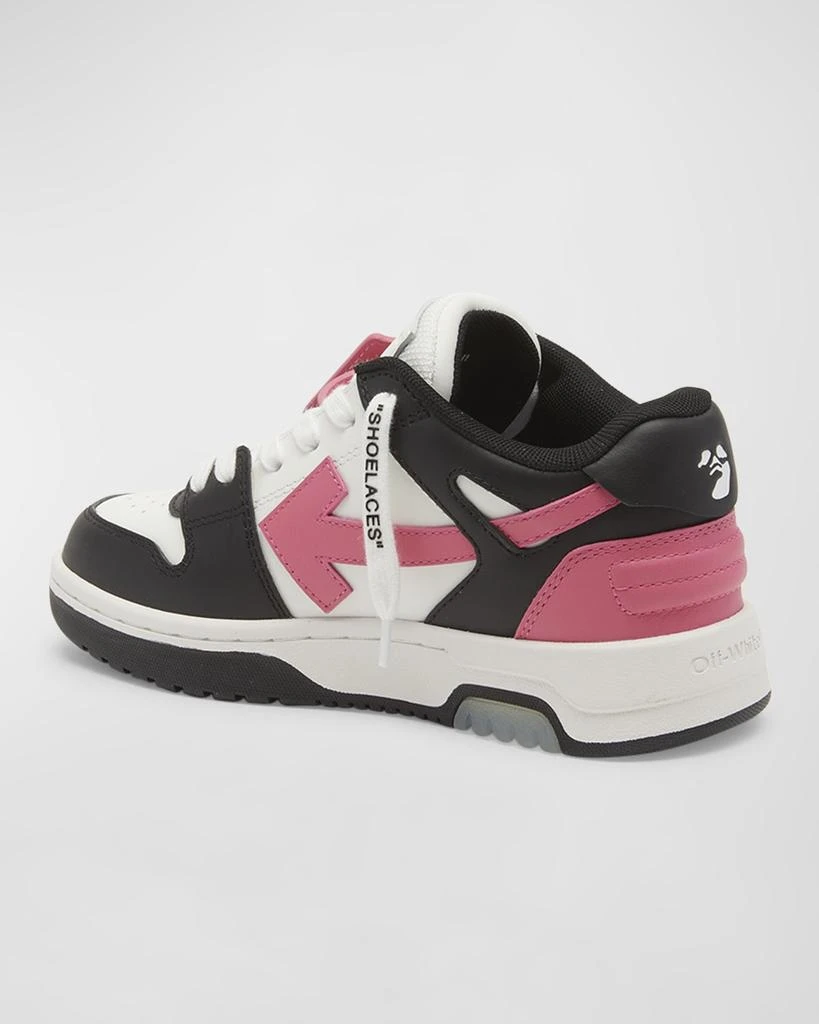 商品Off-White|Girl's Out Of Office Low-Top Leather Sneakers, Toddler/Kids,价格¥3886,第3张图片详细描述