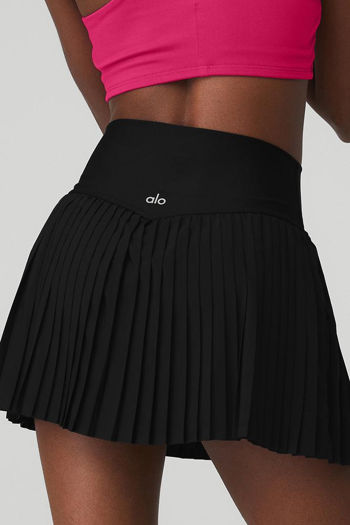 Grand Slam Tennis Skirt - Black商品第5张图片规格展示
