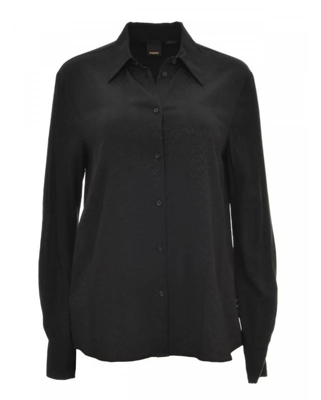 商品PINKO|Pinko Shirts Black,价格¥1353,第1张图片