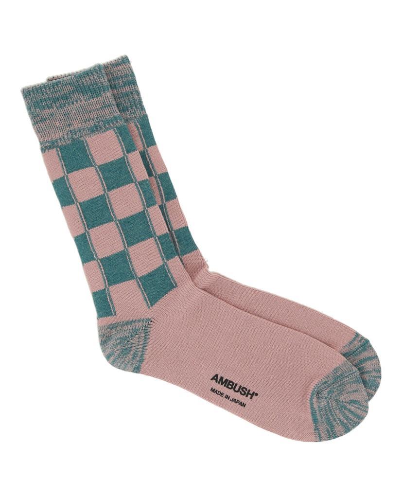 商品Ambush|Long Check Socks,价格¥278,第1张图片