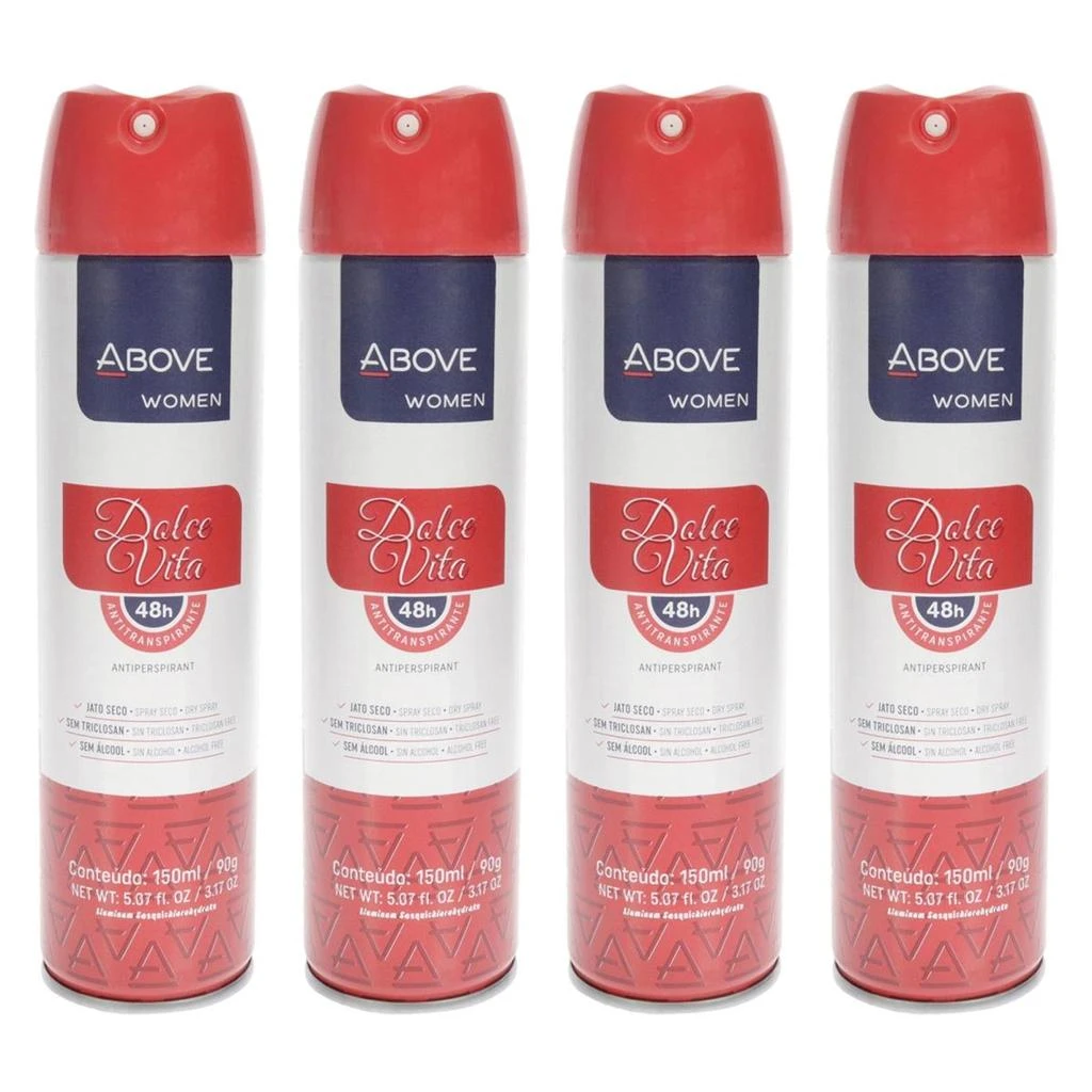 商品Above|3.17 oz 48 Hours Antiperspirant Deodorant for Women - Dolce Vita - Pack of 4,价格¥212,第1张图片