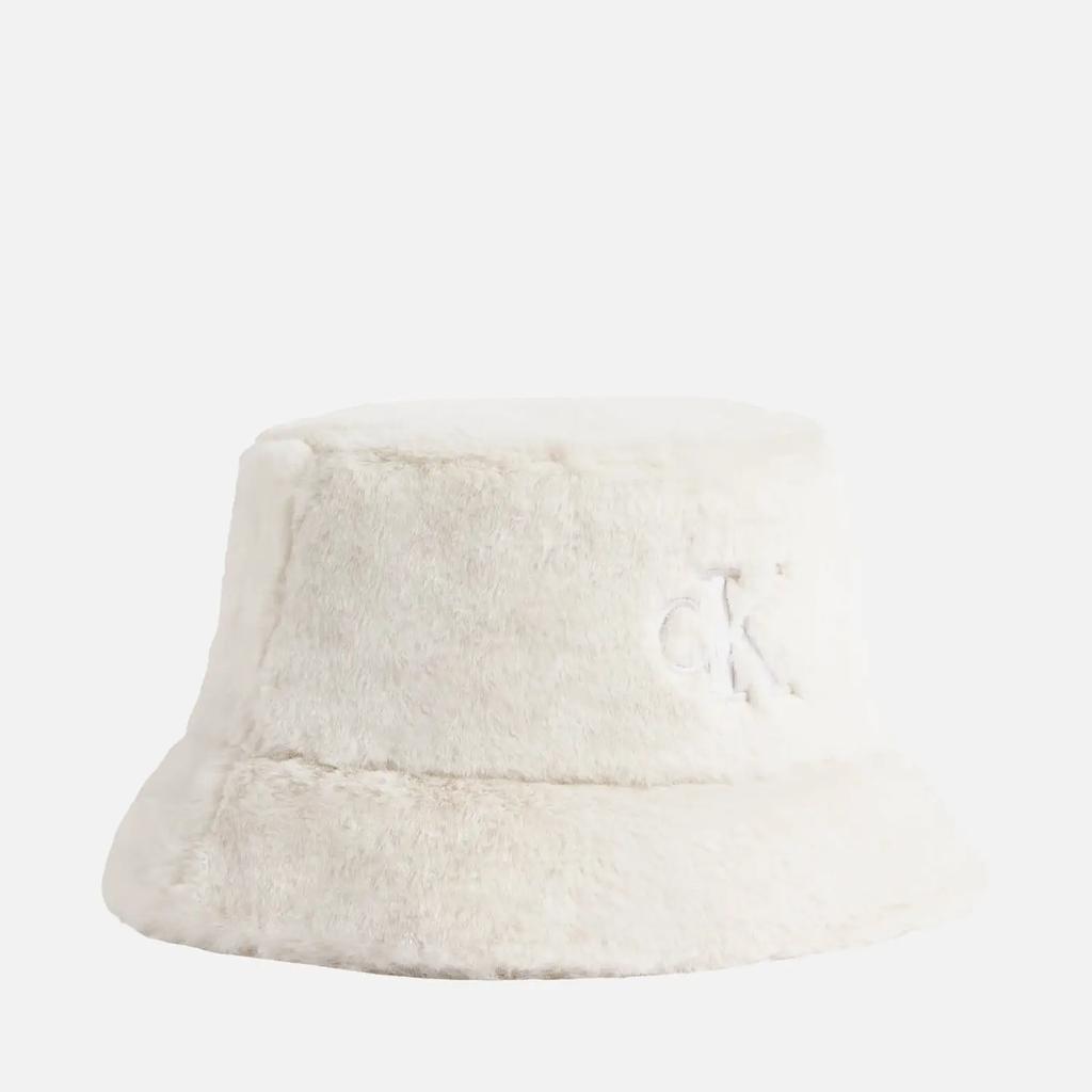 Calvin Klein Jeans Women's Pom Pom Bucket Hat - Eggshell商品第1张图片规格展示