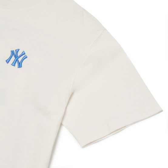 【韩国直邮|包邮包税】MLB 美联棒 白色腰果花T恤衫 3ATS52023-50IVSL商品第6张图片规格展示