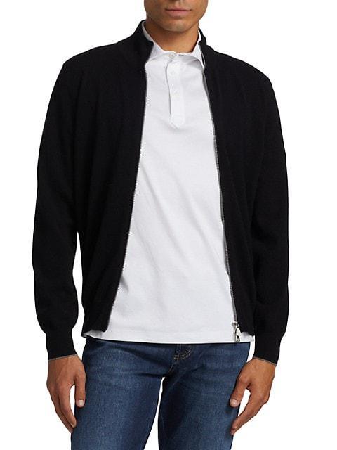 商品Brunello Cucinelli|Cashmere Zip-Up Sweater,价格¥11151,第4张图片详细描述