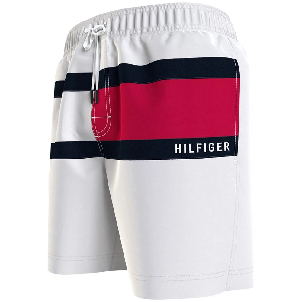 商品Tommy Hilfiger|Men's Big & Tall Signature Flag Swim Trunk,价格¥492,第3张图片详细描述