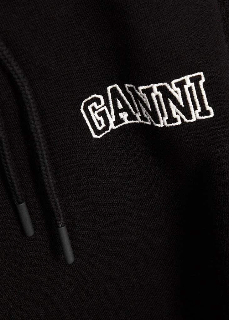 商品Ganni|Software logo hooded cotton-blend sweatshirt,价格¥1526,第5张图片详细描述