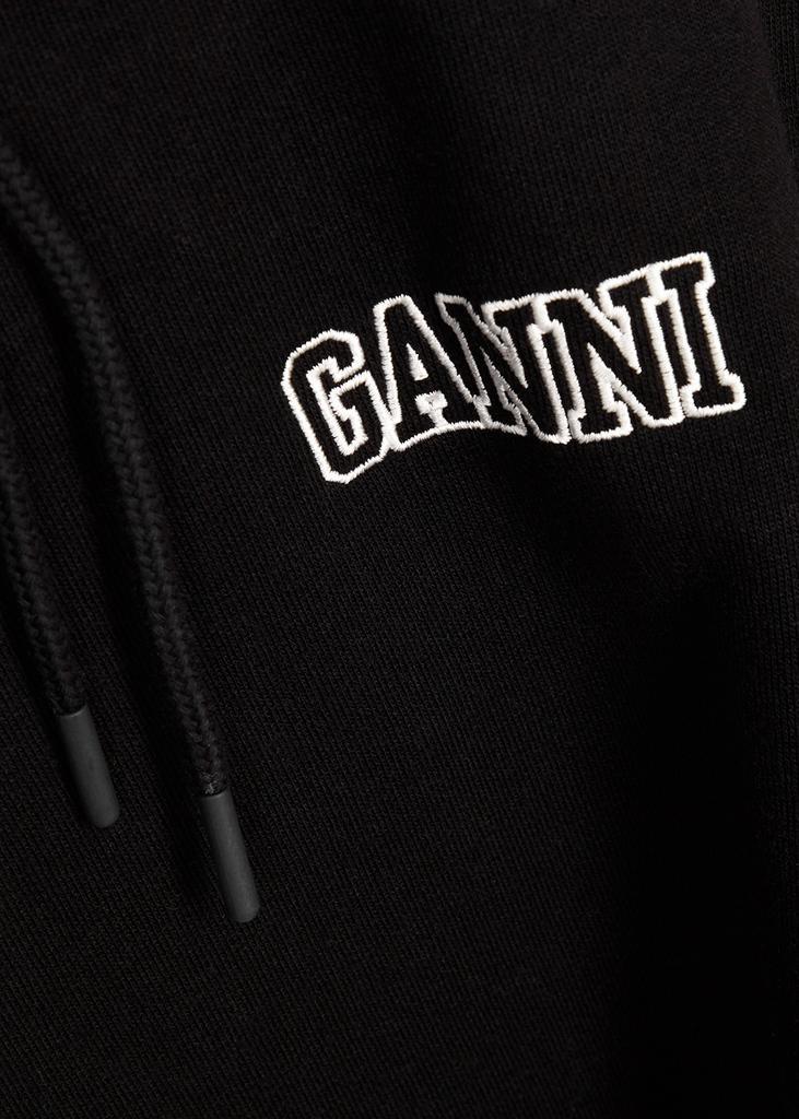 商品Ganni|Software logo hooded cotton-blend sweatshirt,价格¥1288,第7张图片详细描述