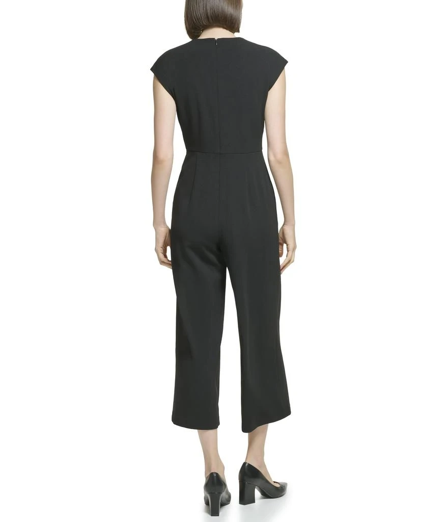商品Calvin Klein|Midi Jumpsuit with Cap Sleeves,价格¥665,第2张图片详细描述
