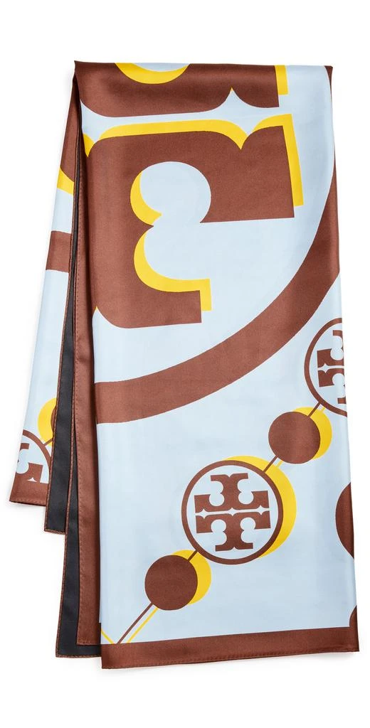 商品Tory Burch|Tory Burch 汤丽柏琦 3D T 交织字母超大号方形围巾,价格¥2597,第1张图片